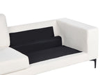 3 Seater Boucle Sofa White VADSTENA