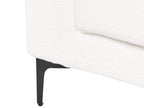 3 Seater Boucle Sofa White VADSTENA