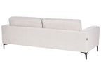 3 Seater Fabric Sofa Beige VADSTENA