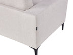 3 Seater Fabric Sofa Beige VADSTENA