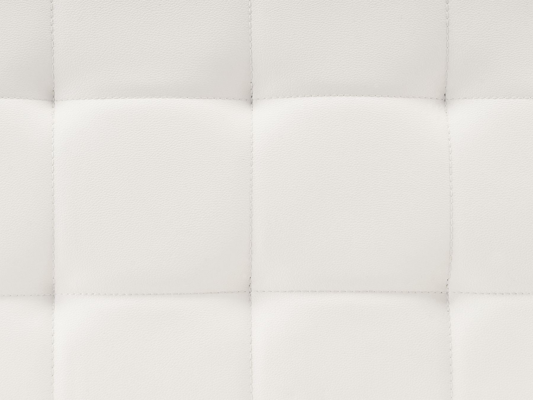 Sofa Bed ABERDEEN Faux Leather White 3 Seater