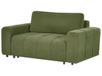 Sofa Bed INNVIK Fabric Green with Storage 2 Seater