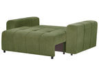 Sofa Bed INNVIK Fabric Green with Storage 2 Seater