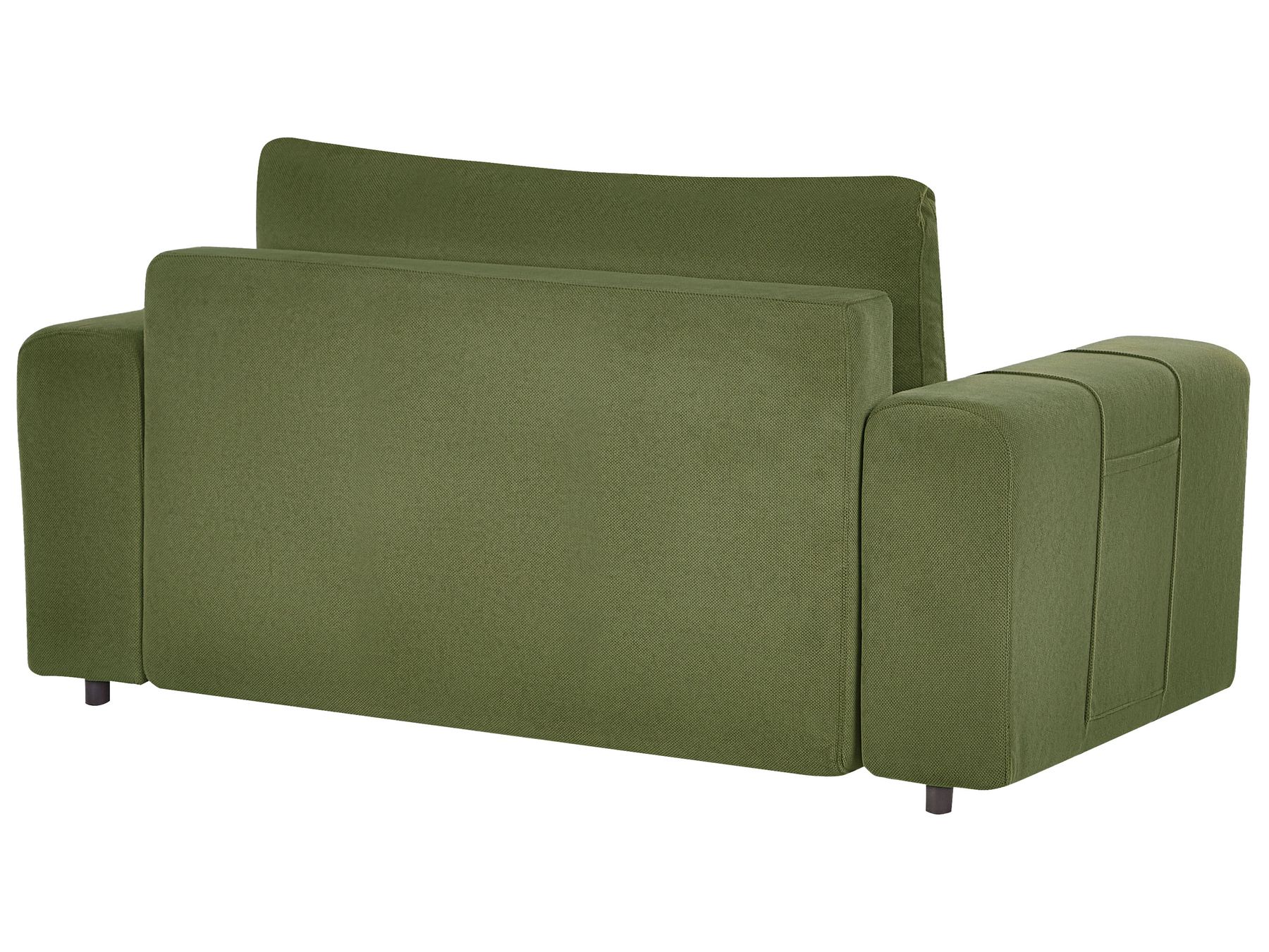 Sofa Bed INNVIK Fabric Green with Storage 2 Seater