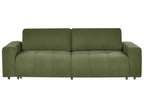 Sofa Bed INNVIK Fabric Green with Storage 3 Seater