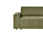 Sofa Bed INNVIK Fabric Green with Storage 3 Seater