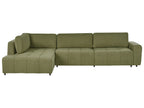 Corner Sofa Bed INNVIK Fabric Green 4 Seater Right Hand