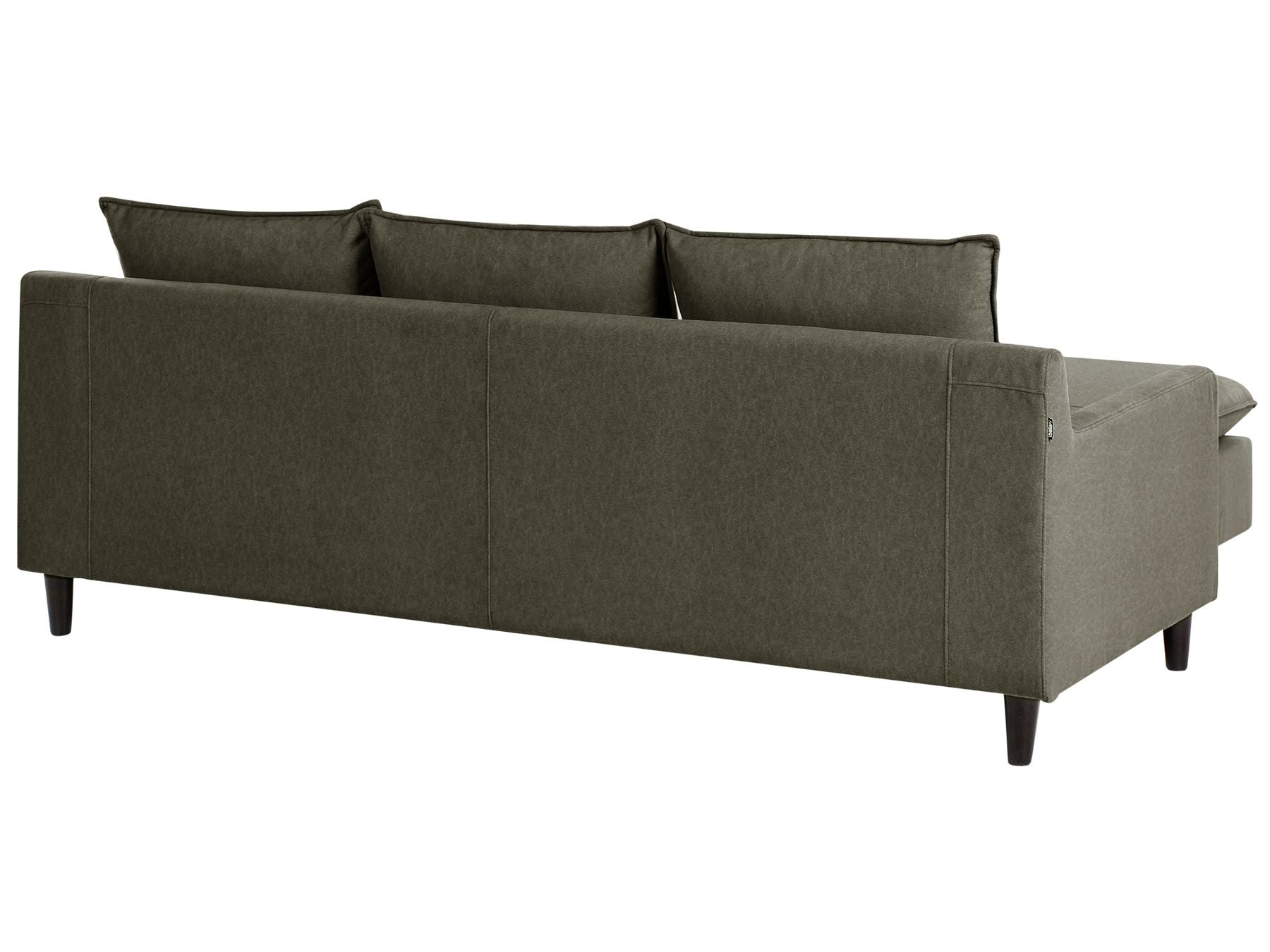 Corner Sofa ELVENES Fabric Dark Green 3 Seater Right Hand
