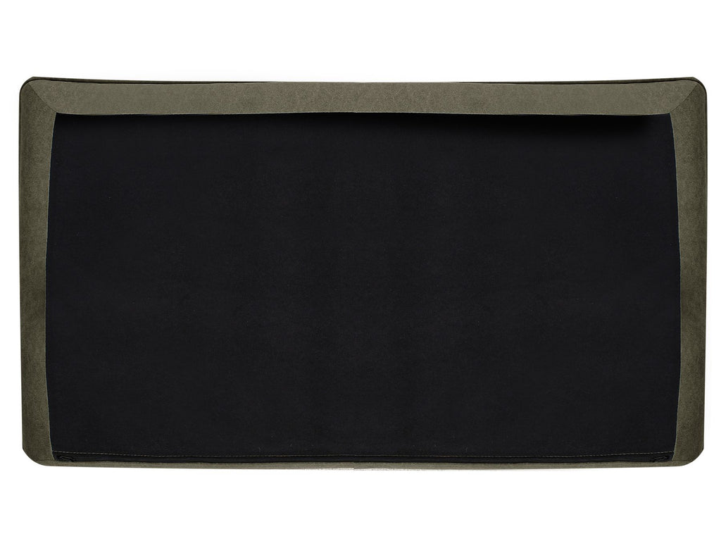 Corner Sofa ELVENES Fabric Dark Green 3 Seater Left Hand