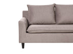 Corner Sofa ELVENES Fabric Taupe 3 Seater Left Hand