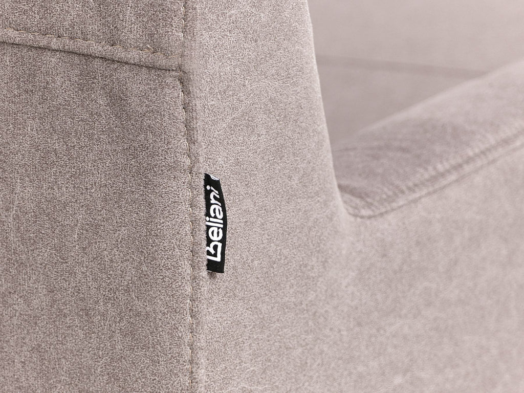 Corner Sofa ELVENES Fabric Taupe 3 Seater Right Hand