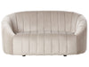 2 Seater Velvet Sofa Beige