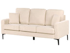 3 Seater Boucle Sofa Beige GAVLE