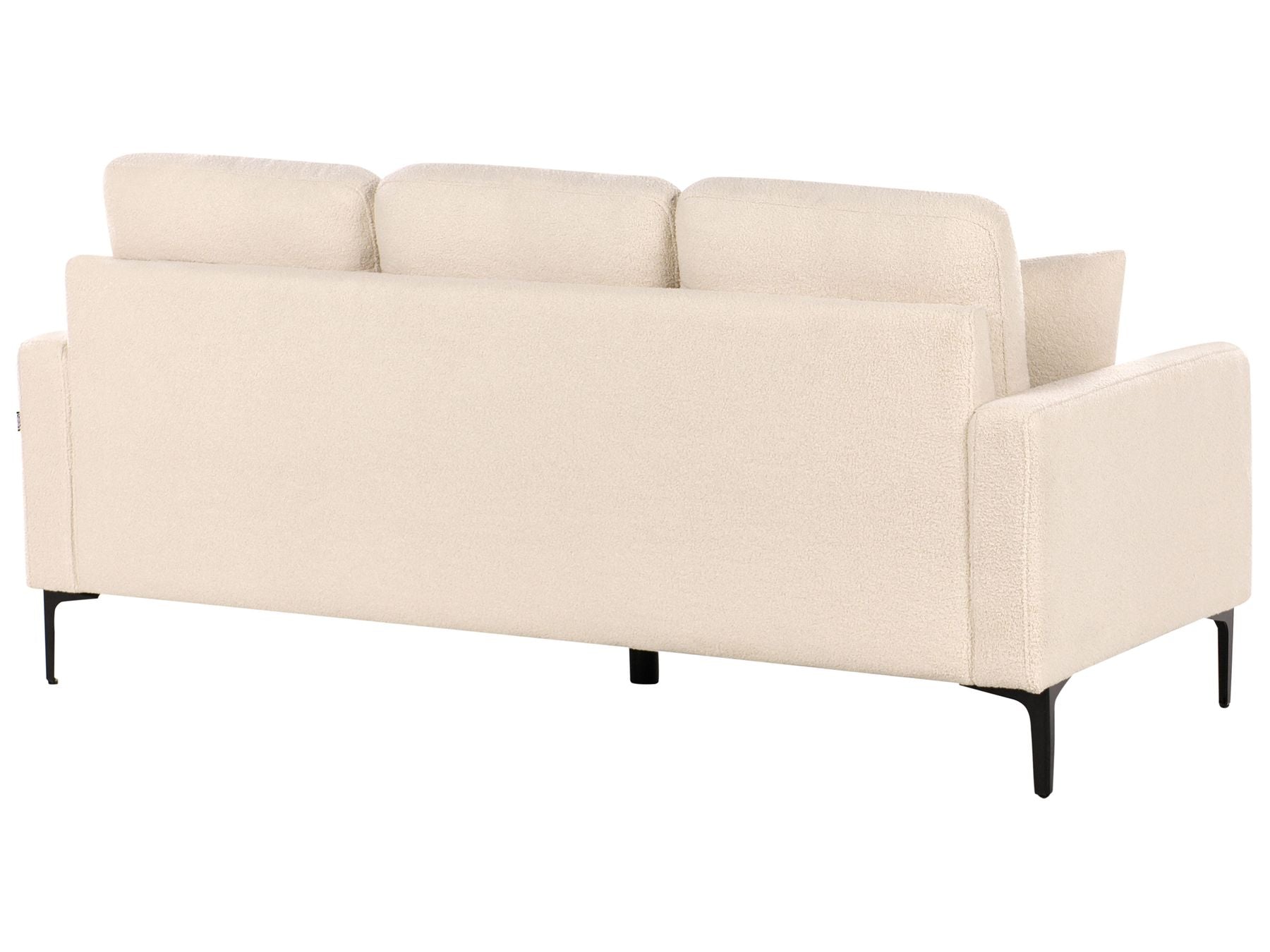 3 Seater Boucle Sofa Beige GAVLE