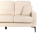 3 Seater Boucle Sofa Beige GAVLE