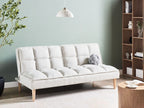 Sofa Bed SILJAN Fabric Off-White 3 Seater