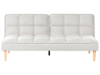 Sofa Bed SILJAN Fabric Off-White 3 Seater