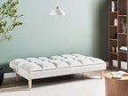 Sofa Bed SILJAN Fabric Off-White 3 Seater