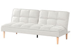 Sofa Bed SILJAN Fabric Off-White 3 Seater