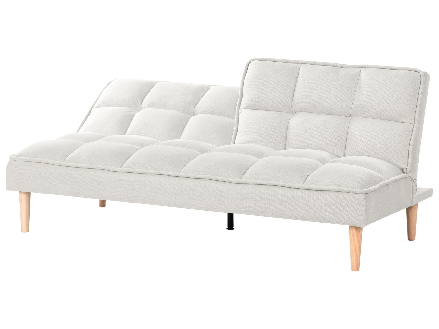 Sofa Bed SILJAN Fabric Off-White 3 Seater