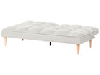 Sofa Bed SILJAN Fabric Off-White 3 Seater