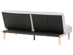 Sofa Bed SILJAN Fabric Off-White 3 Seater