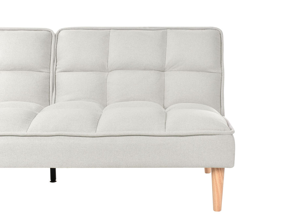 Sofa Bed SILJAN Fabric Off-White 3 Seater