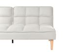 Sofa Bed SILJAN Fabric Off-White 3 Seater