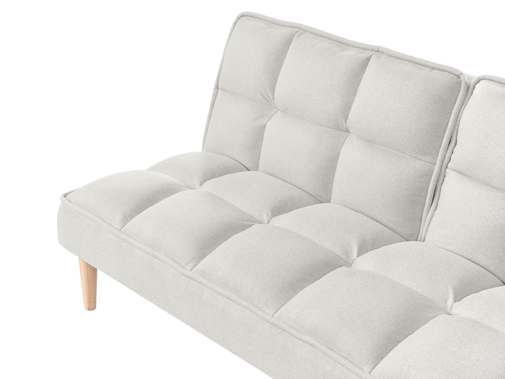 Sofa Bed SILJAN Fabric Off-White 3 Seater