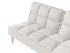Sofa Bed SILJAN Fabric Off-White 3 Seater