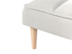 Sofa Bed SILJAN Fabric Off-White 3 Seater