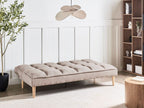 Sofa Bed SILJAN Fabric Light Brown 3 Seater