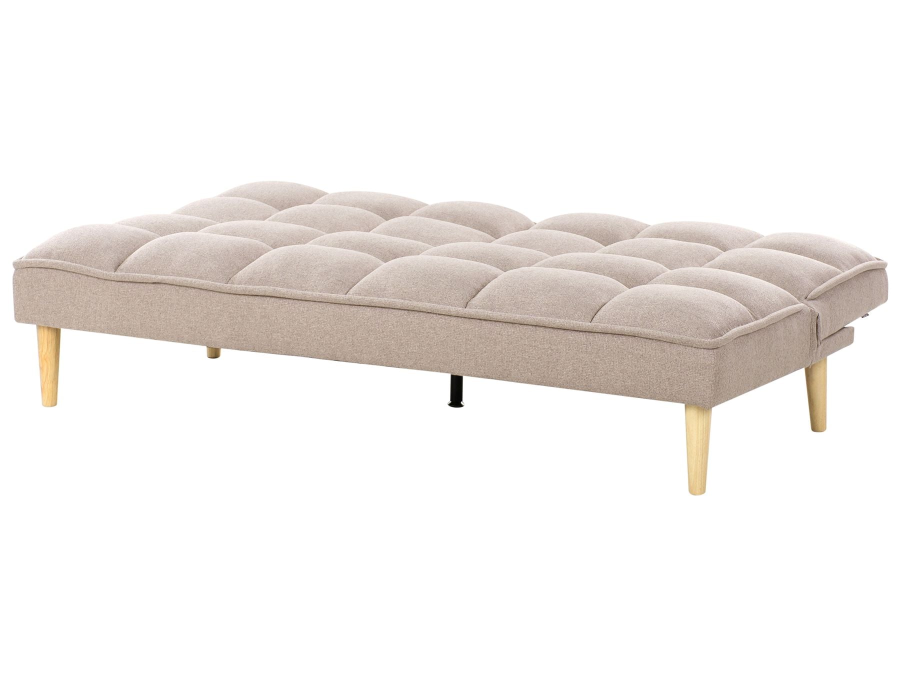 Sofa Bed SILJAN Fabric Light Brown 3 Seater