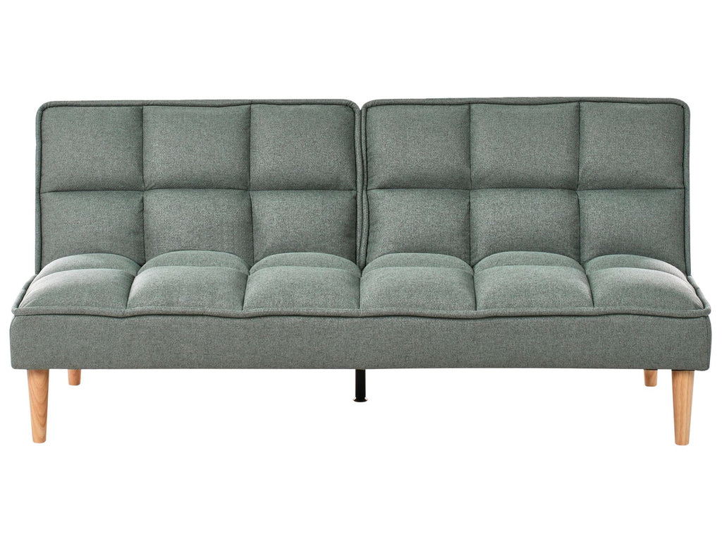 Sofa Bed SILJAN Fabric Light Green 3 Seater