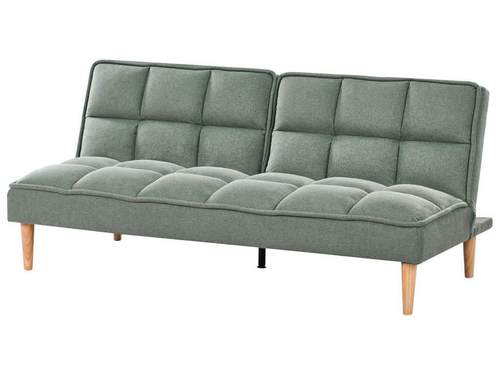 Sofa Bed SILJAN Fabric Light Green 3 Seater
