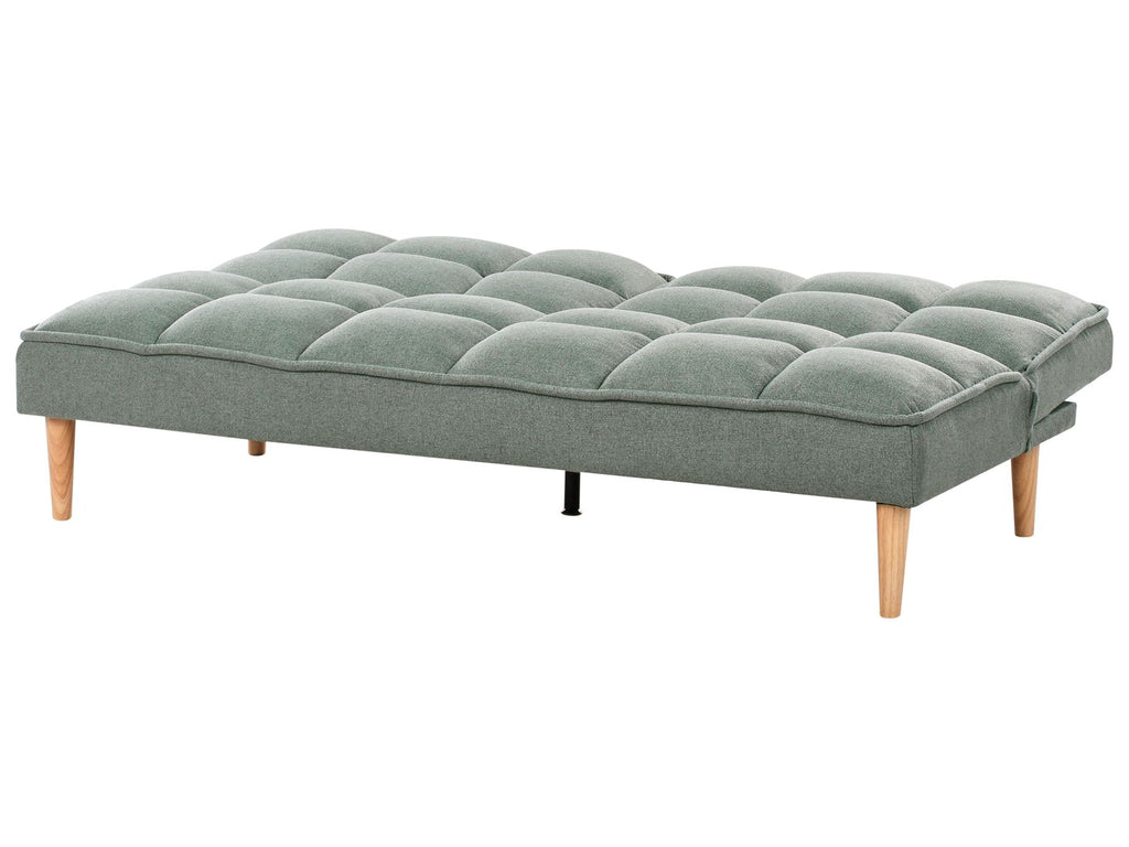 Sofa Bed SILJAN Fabric Light Green 3 Seater