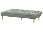 Sofa Bed SILJAN Fabric Light Green 3 Seater