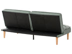 Sofa Bed SILJAN Fabric Light Green 3 Seater