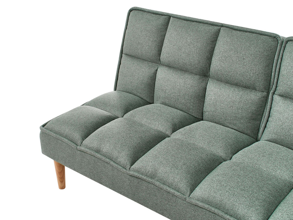 Sofa Bed SILJAN Fabric Light Green 3 Seater