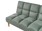 Sofa Bed SILJAN Fabric Light Green 3 Seater