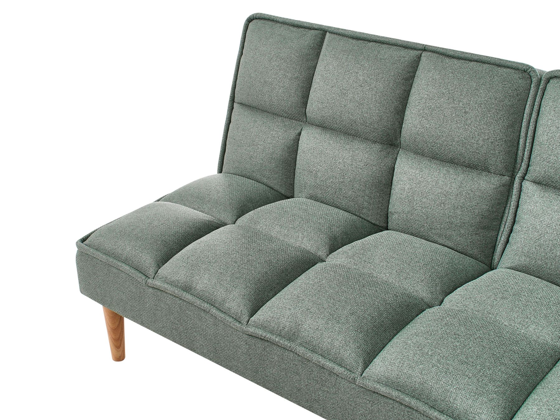 Sofa Bed SILJAN Fabric Light Green 3 Seater