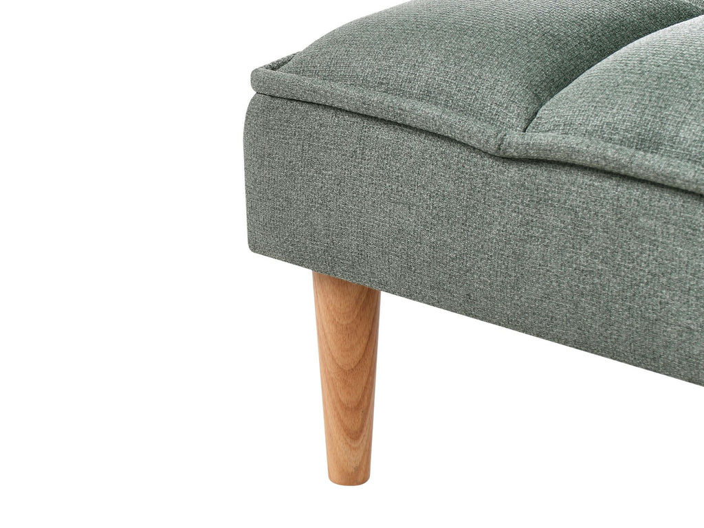 Sofa Bed SILJAN Fabric Light Green 3 Seater