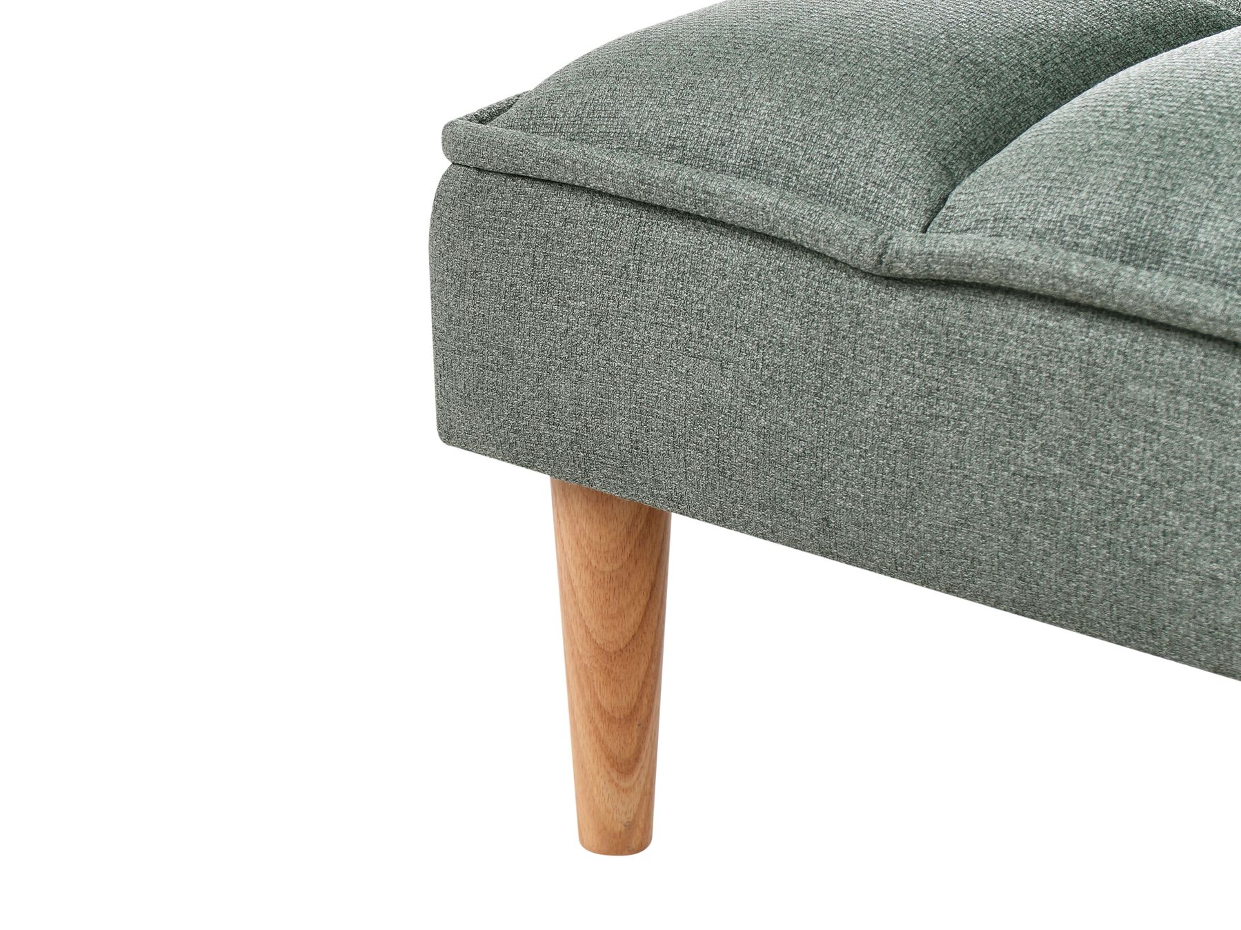 Sofa Bed SILJAN Fabric Light Green 3 Seater
