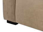 3 Seater Fabric Sofa Light Brown FAUSKAN