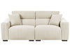 3 Seater Fabric Sofa Light Beige