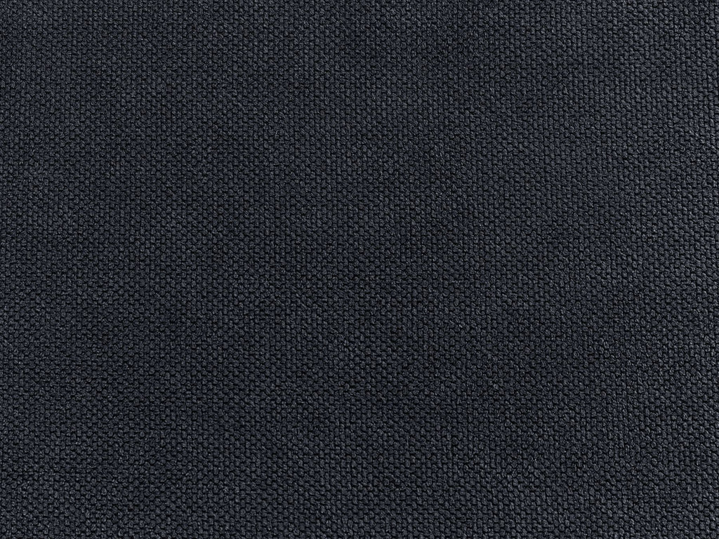 3 Seater Fabric Sofa Black FAUSKAN