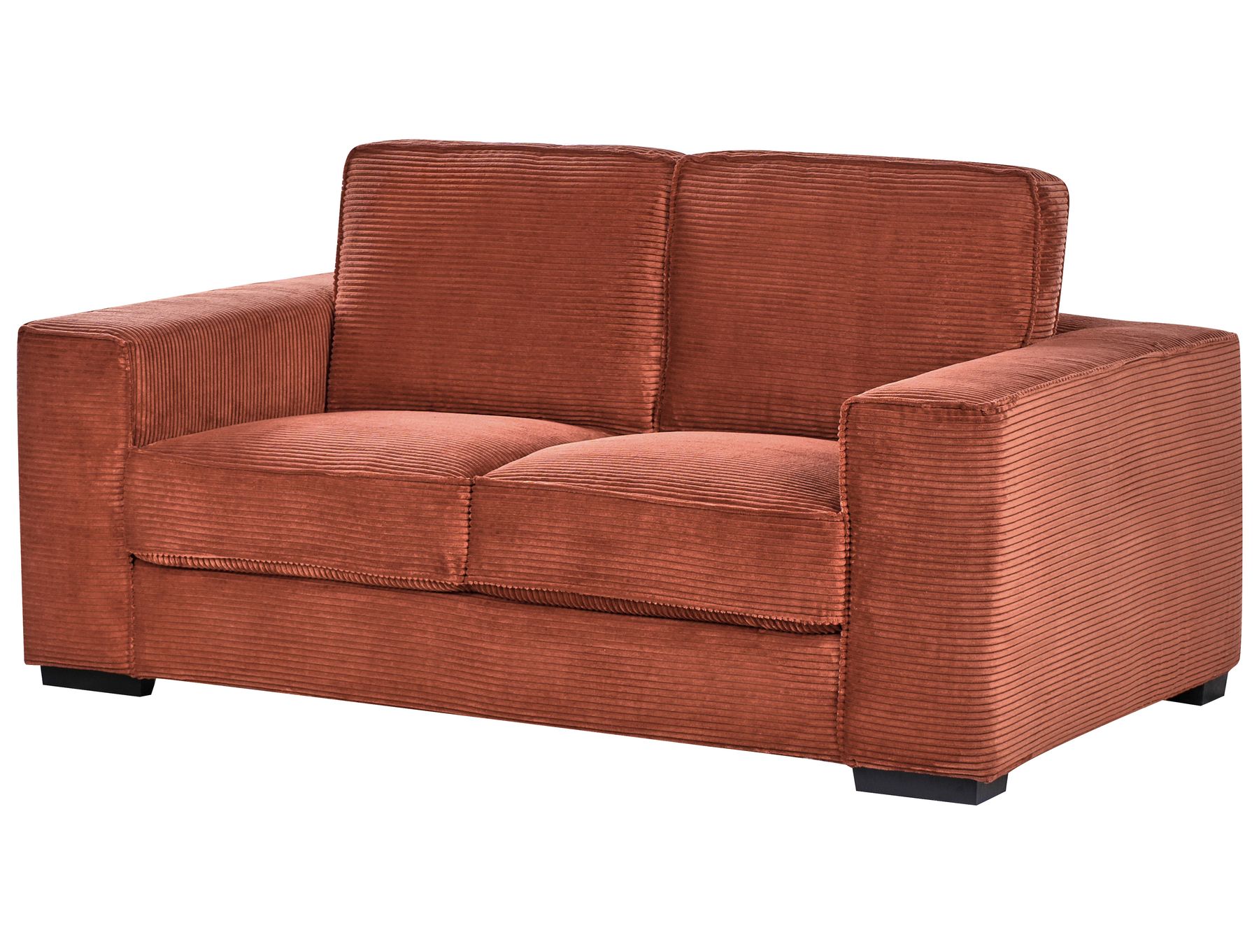 2 Seater Jumbo Cord Sofa Golden Brown VIKRAN