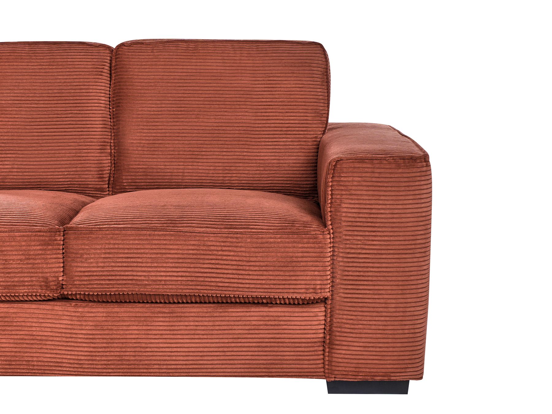 2 Seater Jumbo Cord Sofa Golden Brown VIKRAN