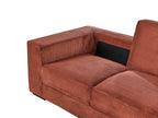 2 Seater Jumbo Cord Sofa Golden Brown VIKRAN