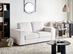 2 Seater Jumbo Cord Sofa White VIKRAN